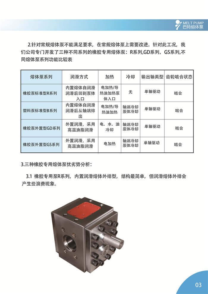 BATTE 橡膠專用泵簡(jiǎn)介3 橡膠泵